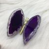 2inches Purple agate quartz crystal DIY butterfly quartz crystal skull home decor reiki healing 1pc