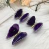 2inches Purple agate quartz crystal DIY butterfly quartz crystal skull home decor reiki healing 1pc