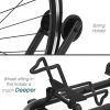 Home Garage Storage Portable Foldable Bike Floor Parking Rack