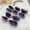 2inches Purple agate quartz crystal DIY butterfly quartz crystal skull home decor reiki healing 1pc