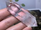 Natural clear quartz crystal obelisk wand doubble point healing 1x