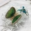 2inches Green agate quartz crystal DIY butterfly quartz crystal skull home decor reiki healing 1pc