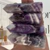 Natural Dream Amethyst Quartz Crystal Obelisk Wand Point Healing 1x