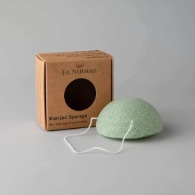 Konjac Sponge (Duo) (Sponge 2 Type: Green Tea, Sponge 1 Type: Aloe Vera)