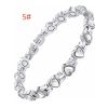 Arthritis Treatment Lymphatic Detoxification Pain Relief Strength Bracelet Women's Adjustable Crystal 3500 Gauss Magnet Jewelrys