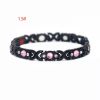 Arthritis Treatment Lymphatic Detoxification Pain Relief Strength Bracelet Women's Adjustable Crystal 3500 Gauss Magnet Jewelrys