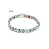 Arthritis Treatment Lymphatic Detoxification Pain Relief Strength Bracelet Women's Adjustable Crystal 3500 Gauss Magnet Jewelrys