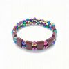 Double-layer Colorful Section Hematite Bracelets Hematite Magnet Bracelet Female