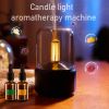 120ML Candlelight Aroma Diffuser Air Humidifier Romantic Light Portable Essential Oils Diffuser Mist Maker Fogger Purifier Home