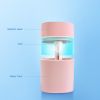 Mini Humidifier With LED Night Light, Cool Mist Humidifier, USB Personal Desktop Humidifier For Car Home Mini Mist Maker With Colorful Night USB Spray