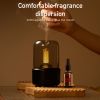 120ML Candlelight Aroma Diffuser Air Humidifier Romantic Light Portable Essential Oils Diffuser Mist Maker Fogger Purifier Home